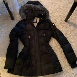 Nautica black winter puffer coat